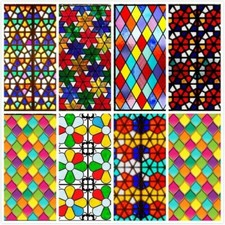 Autoadesivo Vetrata Colorata