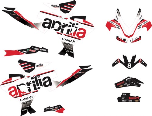 Kit grafiche aprilia 457 - grafiche, rs