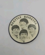 The Beatles 1964 Beattle Booster Pulsante Vari Vue Lampeggiatore Erroneamente scritto