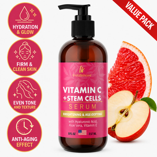 Siero viso vitamina - siero, c