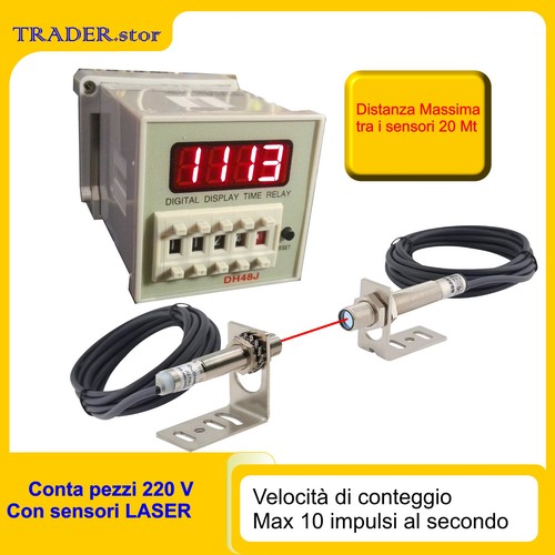 Conta pezzi con sensore - , laser
