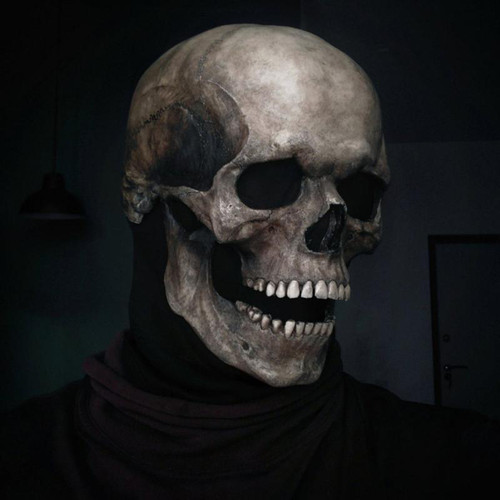 Maschera teschio halloween - teschio,