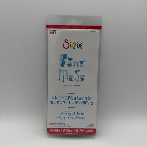 Set alfabeto sizzix sizzlits - sizzix,