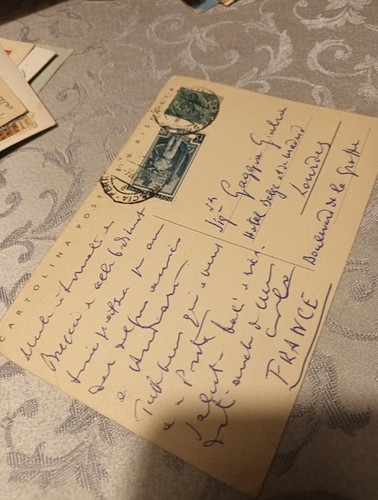 Cartolina postale per lourdes - cartolina,