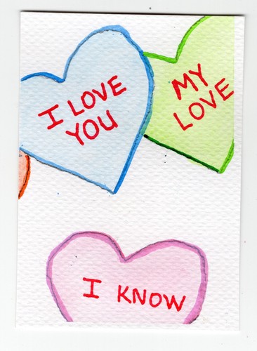 Acquerello originale aceo san - aceo,