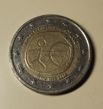 Moneta commemorativa 2 euro - 10° Anniversario Euro - Germania - Zecca D 