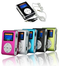 LETTORE MUSICALE MP3 CON SCHERMO LCD DIGITALE MINI CON CLIP E SUPPORTO SCHEDA SD