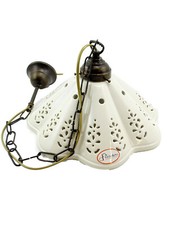 Lampadario ottone brunito