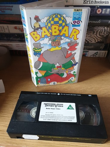 Babar super video vhs - super, vhs.