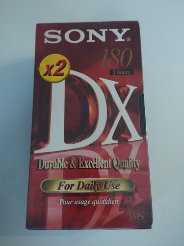Videocassette sony vhs - videocassette,