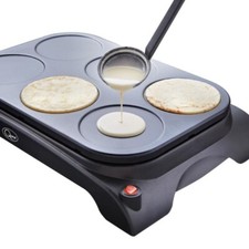 Quest Mini Pancake Maker Grill 1000W Antiaderente Crepe Frittata Piatto Colazione