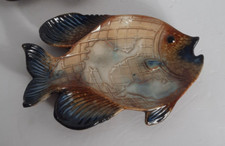 Piatto ceramica arte pesce
