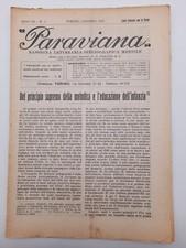 Paraviana n.9 anno 1923 Del principio supremo della metodica e l'educazione dell