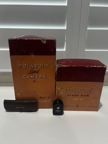 Vintage polaroid land camera - polaroid,