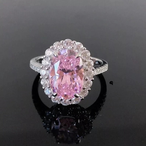 Anello proposta zaffiro rosa