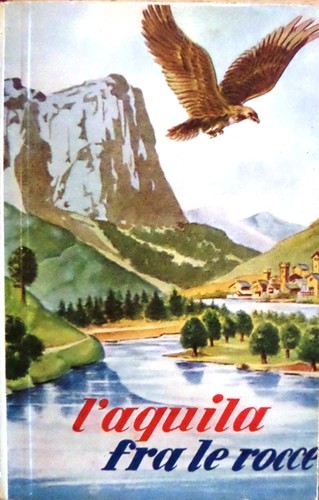 Aquila fra rocce - le, rocce.