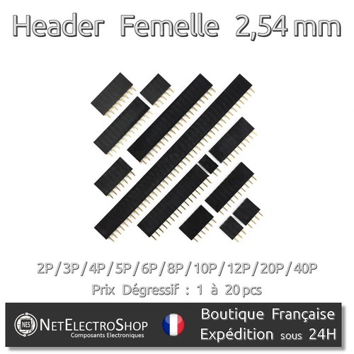 Barrette header femelle - barrette,