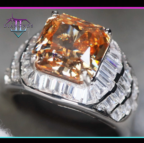 Anello uomo champagne - uomo, diamanti