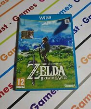 NINTENDO WII U THE LEGEND OF ZELDA BREATH OF THE WILD PAL ITALIANO COMPLETO .