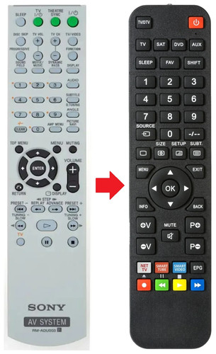 Telecomando adatto per sony - adatto,