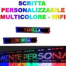 INSEGNA LUMINOSA A LED SCRITTA