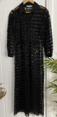 Abito camicia midi zara - abito,