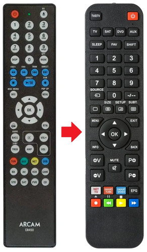 Telecomando adatto per arcam - telecomando,