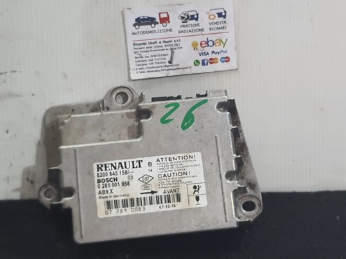 Centralina airbag renault clio - airbag,
