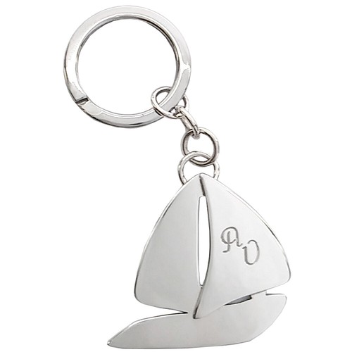 Portachiavi vela argento - vela,