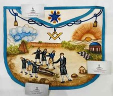 Grembiule massonico - dipinto