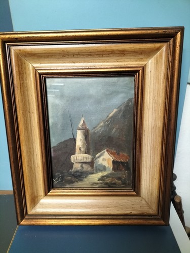Quadro olio tela cornice - quadro, su