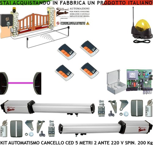 Cancello automatico 2 - 5, mt