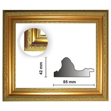 Baroque frame oro finemente