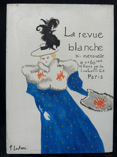 Touluse lautrec quadro - olio, su