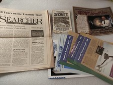 LOTTO 8 Metal Detector Garrett Stampa Vintage Pubblicità anni 90 LIBRETTI SEGRETI!