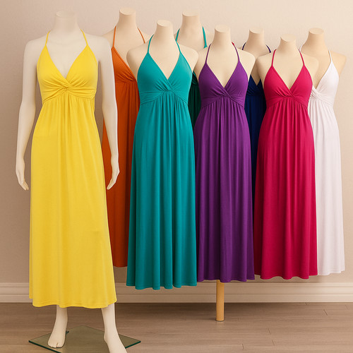 Abito elegante midi maxi