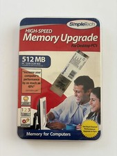 Nuovo vecchio stock SimpleTech 512 MB PC 3200 DDR 400 memoria (BB)