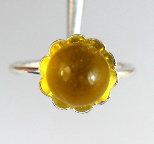 Anello stile designer sfera