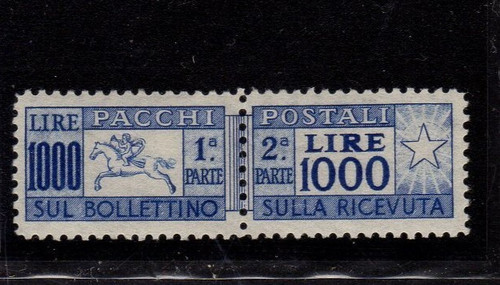 1954 pacchi postali - 1954, lire