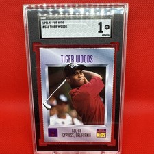 1996 Si Kids Tiger Woods RC