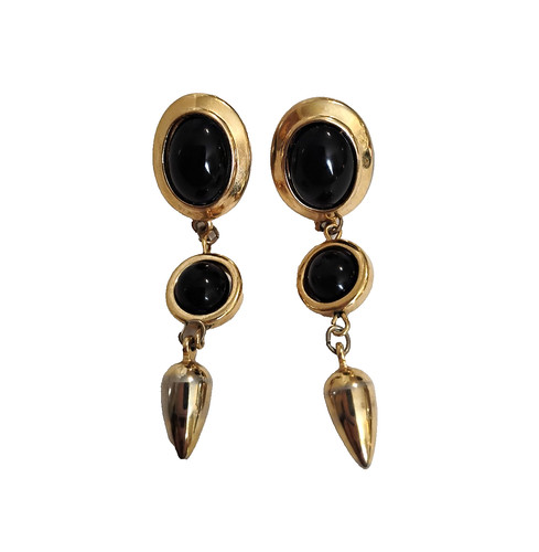 Orecchini vintage trifari tono - trifari,