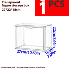 Scatola Portaoggetti Pieghevole Multifunzionale per Figurine, Gioielli, Trucco, 