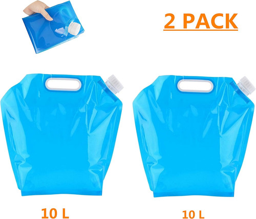 Tanica acqua 2pcs - acqua, pieghevole