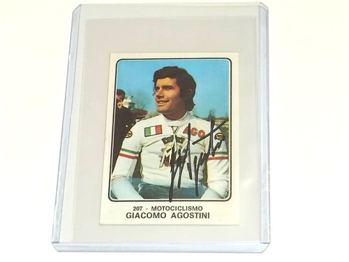 Autografo giacomo agostini - giacomo,