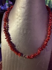 collana corallo rosso sardegna prima qualità rametti da 4 mm