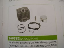 KIT CILINDRO PISTONE MOTOSEGA