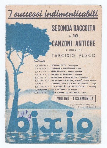 Spartiti seconda raccolta - spartiti,