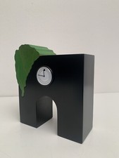 Orologio da Tavolo Legnomagia Design Anni 80 Vintage Made In Italy Raro Elefante