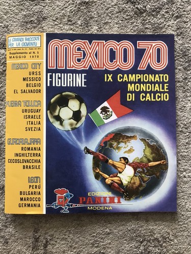 Album panini mondiali 1970 - mondiali,