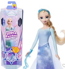 Disney Frozen Spin Reveal Bambola Elsa con Sorprese Scena di Gioco e Accessori